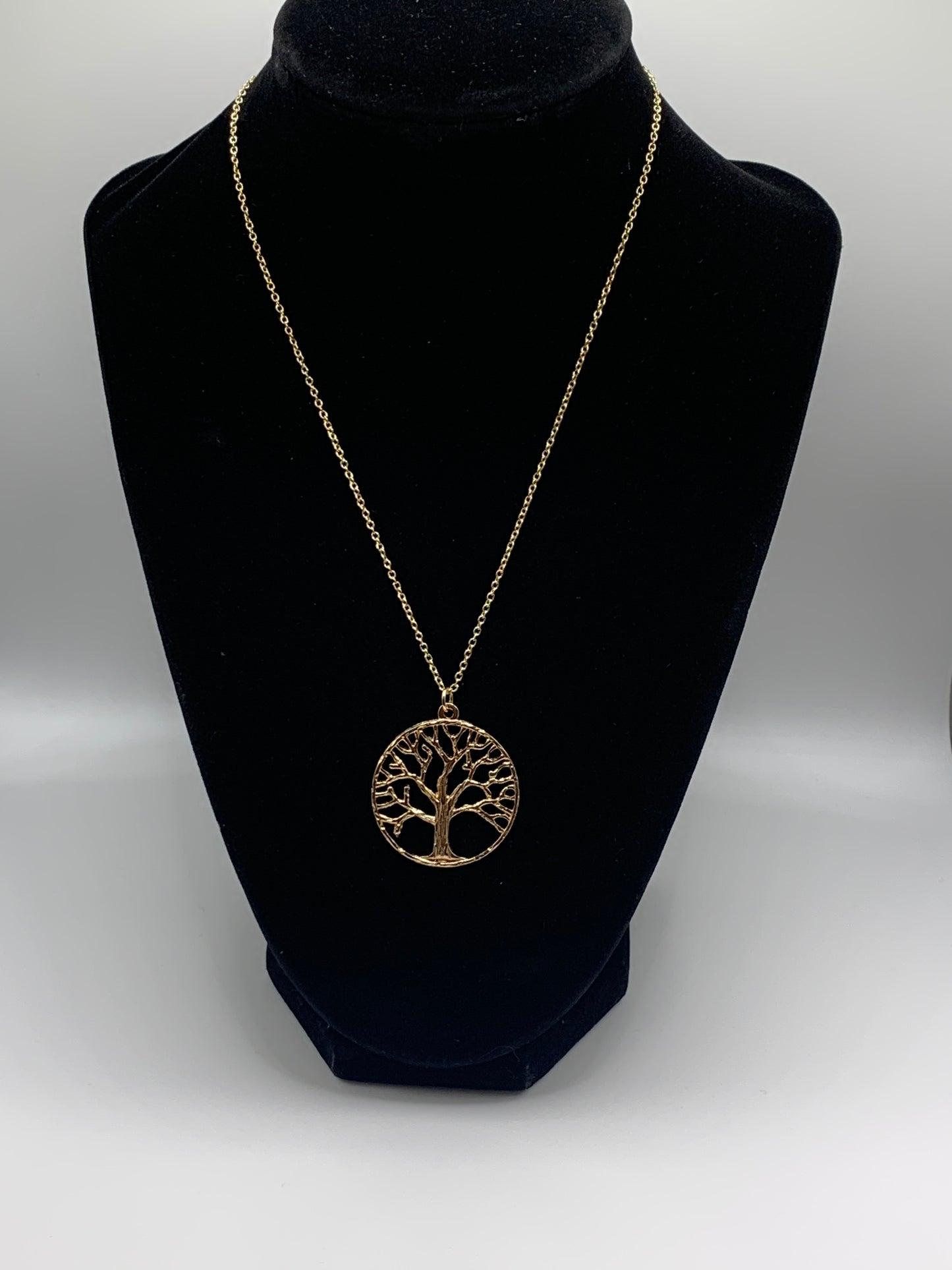 Gold Tree of Life Necklace, Tree of Life Necklace, Gold Necklace, Spiritual Necklace, Pendant Necklace, 18K Gold Necklace