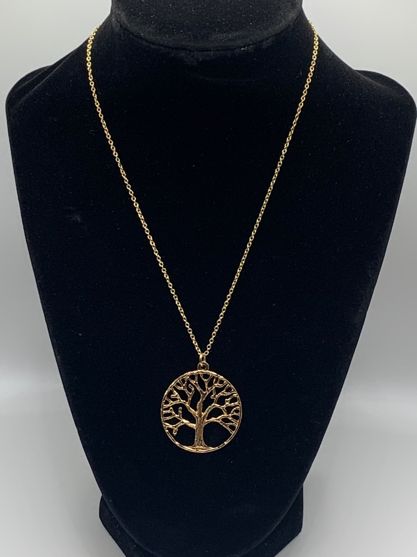 Gold Tree of Life Necklace, Tree of Life Necklace, Gold Necklace, Spiritual Necklace, Pendant Necklace, 18K Gold Necklace