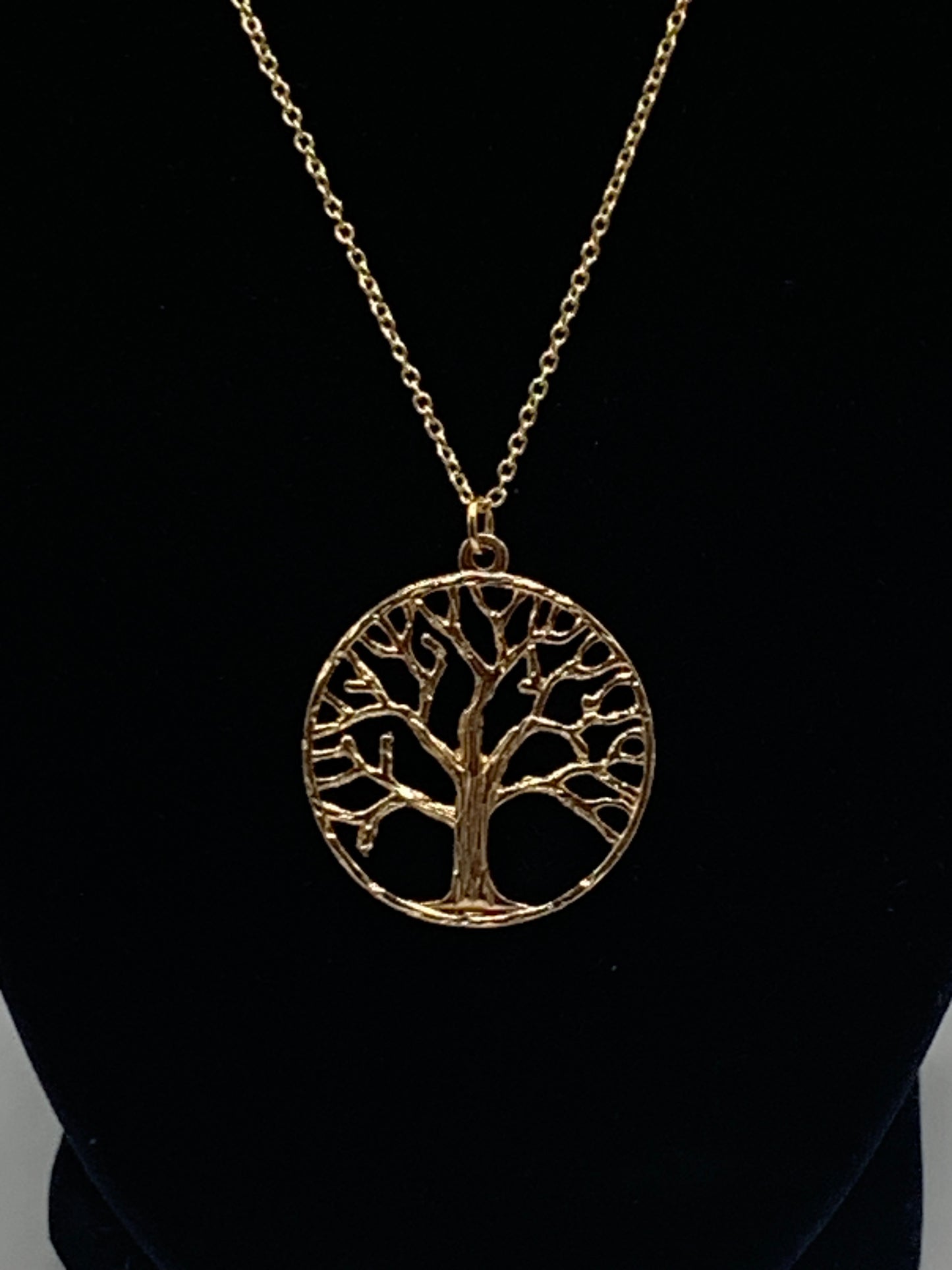 Gold Tree of Life Necklace, Tree of Life Necklace, Gold Necklace, Spiritual Necklace, Pendant Necklace, 18K Gold Necklace