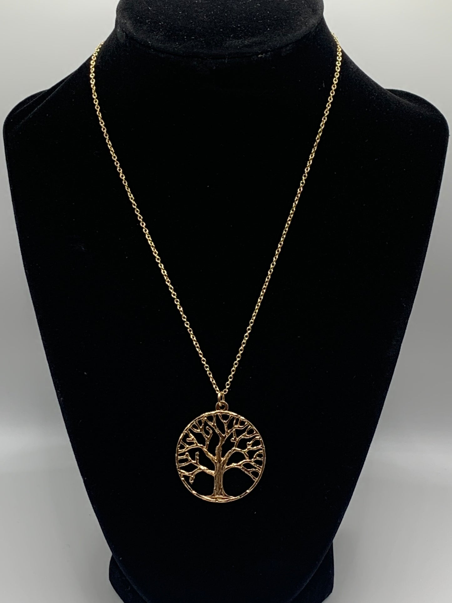 Gold Tree of Life Necklace, Tree of Life Necklace, Gold Necklace, Spiritual Necklace, Pendant Necklace, 18K Gold Necklace