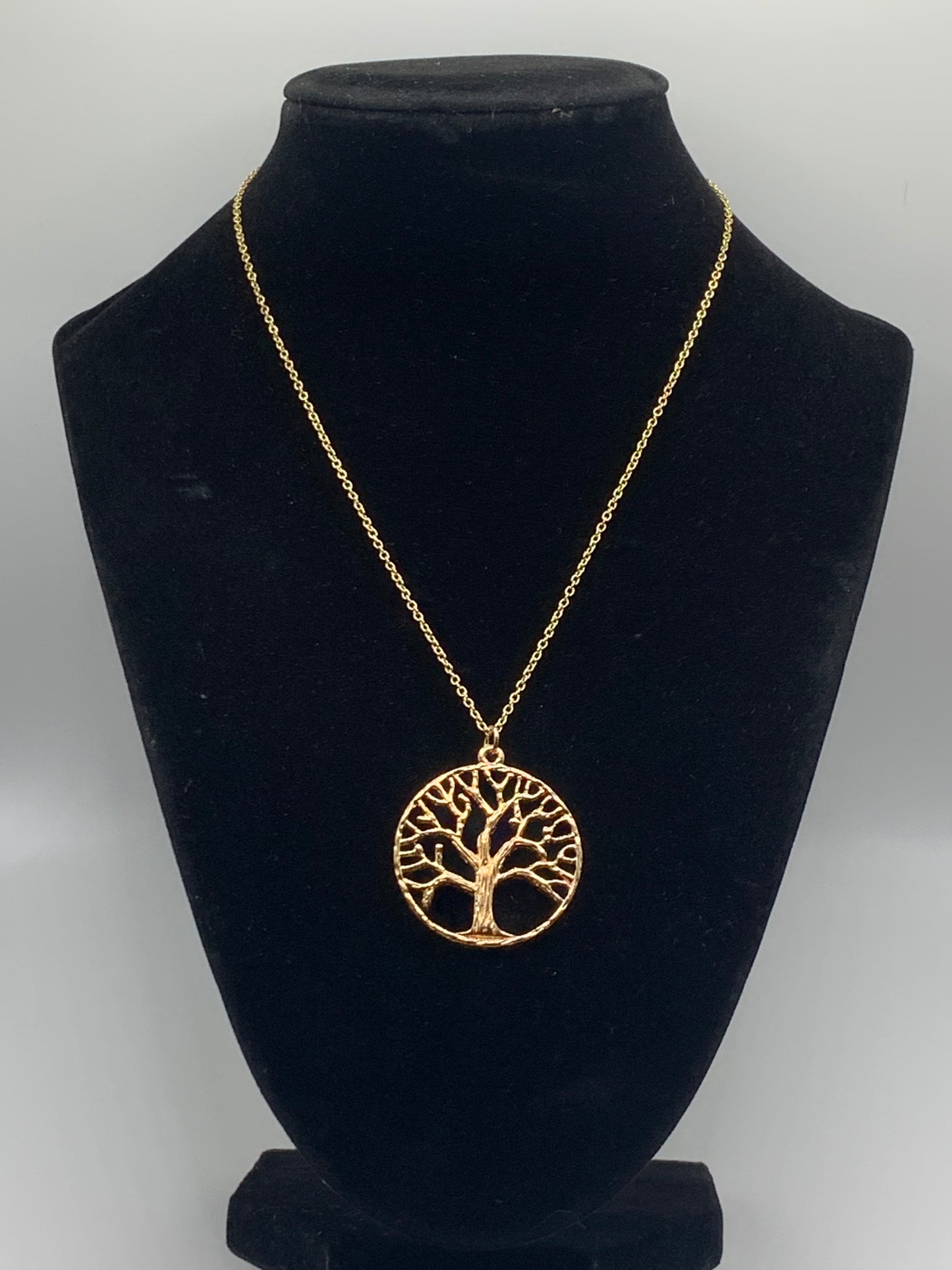 Gold Tree of Life Necklace, Tree of Life Necklace, Gold Necklace, Spiritual Necklace, Pendant Necklace, 18K Gold Necklace