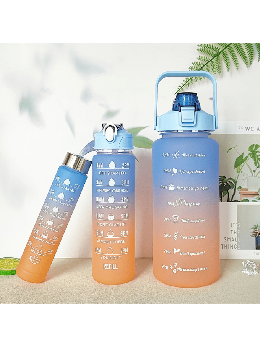 Motivational Water Bottle Set