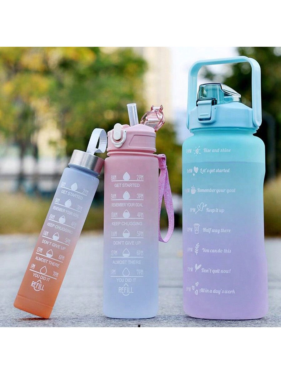 Motivational Water Bottle Set