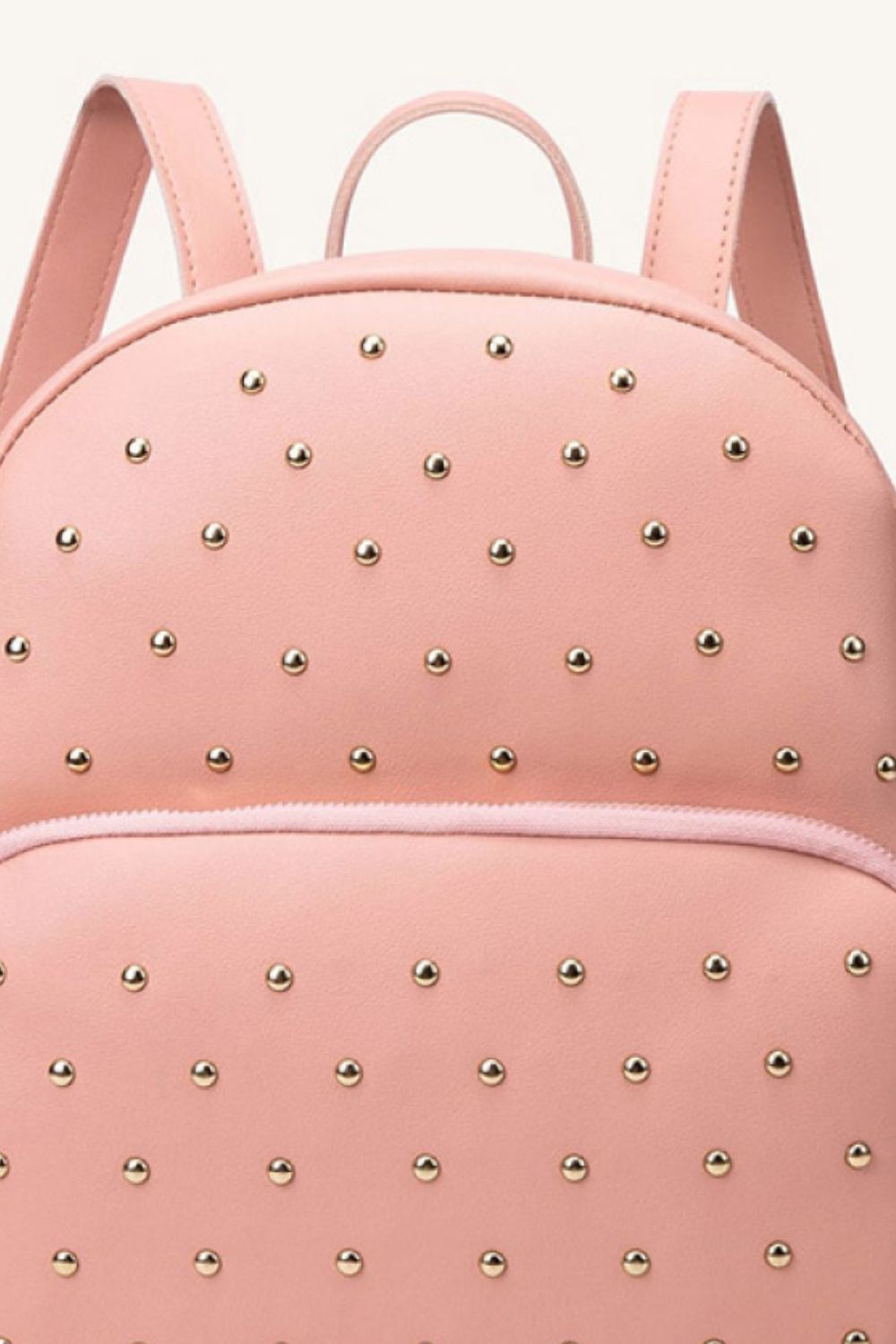 Studded Leather Backpack